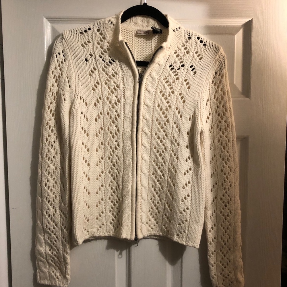 Cable knit sweater